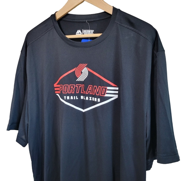 NWT Majestic Portland Trail Blazers Evolution Tee - Picture 3 of 5